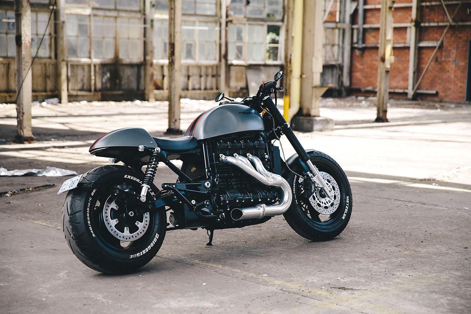 triumph rocket cafe racer