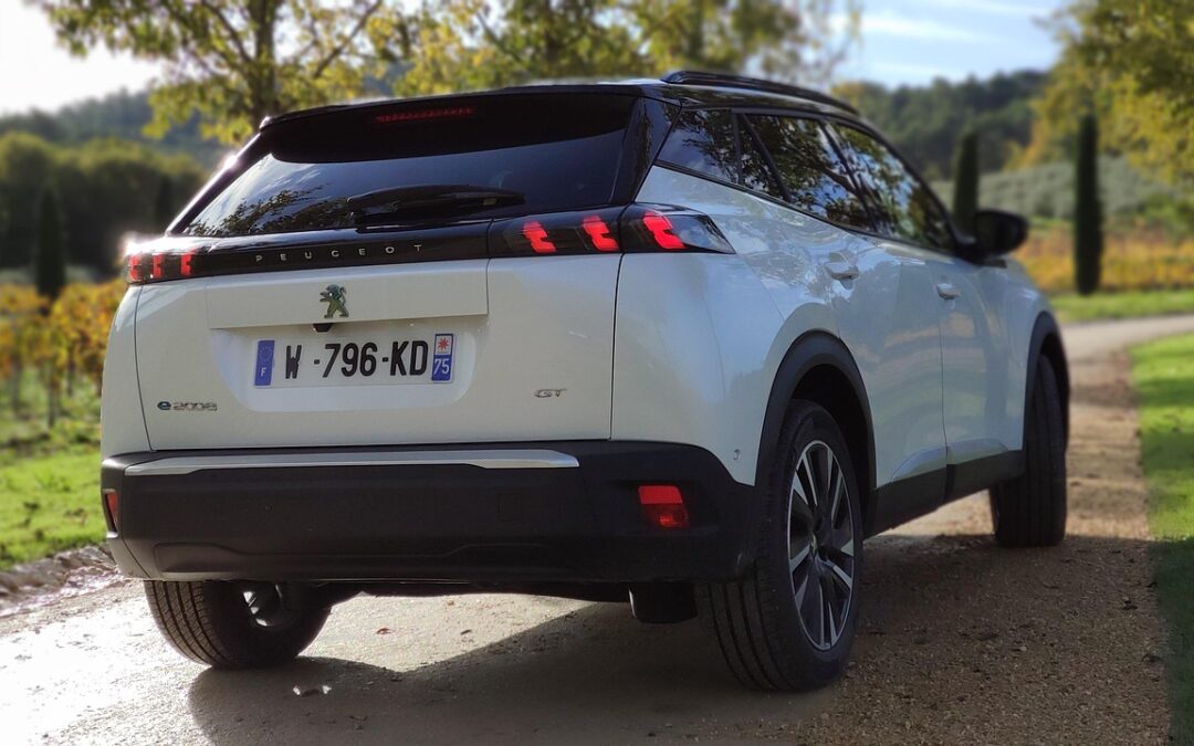 volume coffre Peugeot 2008
